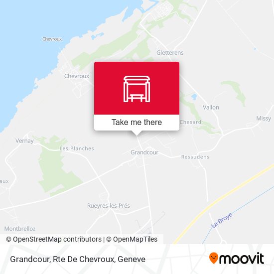 Grandcour, Rte De Chevroux map