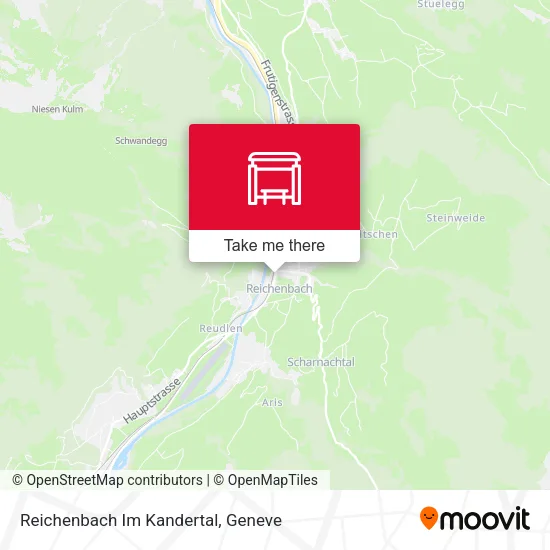 Reichenbach Im Kandertal map
