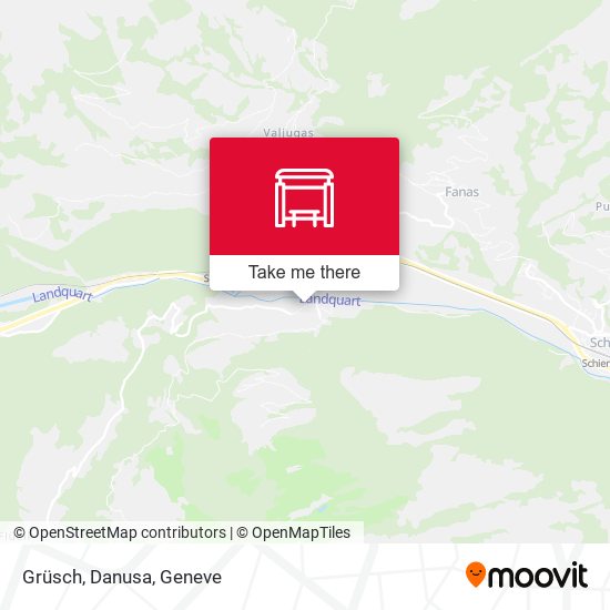 Grüsch, Danusa map