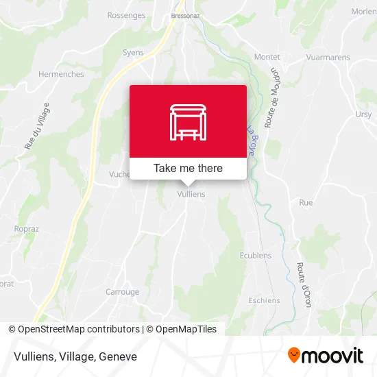 Vulliens, Village map