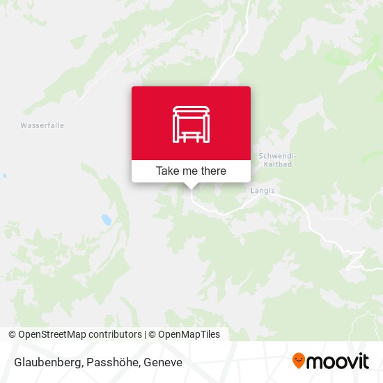 Glaubenberg, Passhöhe map