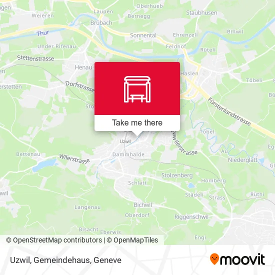 Uzwil, Gemeindehaus plan