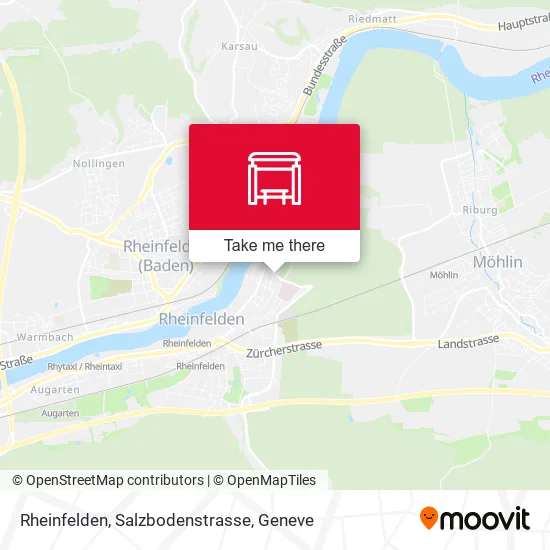Rheinfelden, Salzbodenstrasse plan