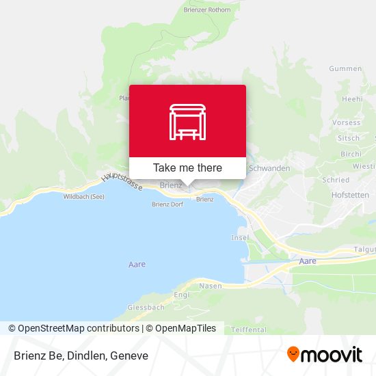 Brienz Be, Dindlen map