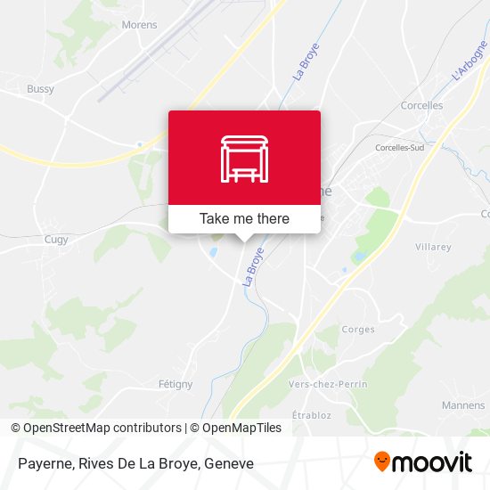 Payerne, Rives De La Broye map