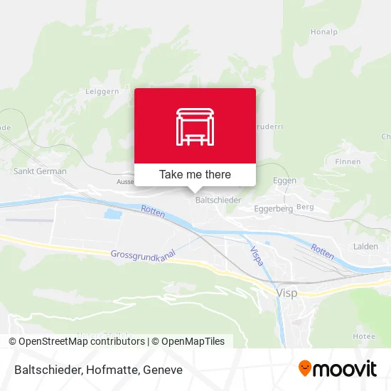 Baltschieder, Hofmatte map