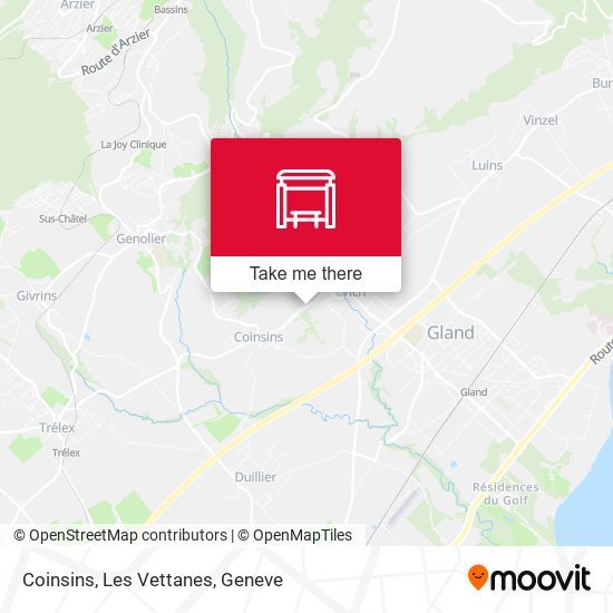 Coinsins, Les Vettanes map