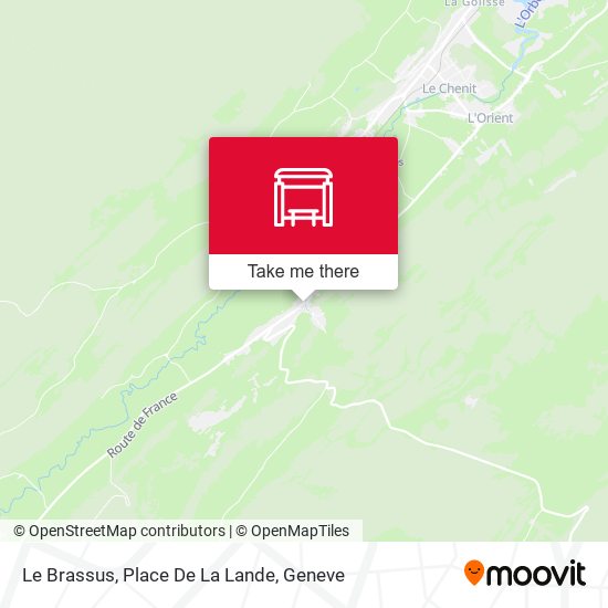 Le Brassus, Place De La Lande map