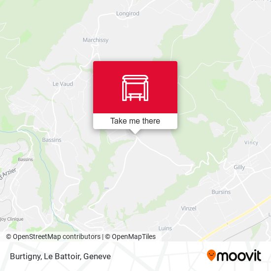 Burtigny, Le Battoir map