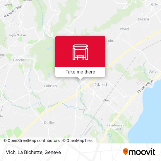 Vich, La Bichette map