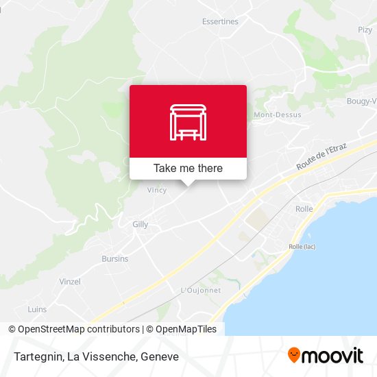 Tartegnin, La Vissenche map