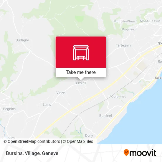 Bursins, Village map