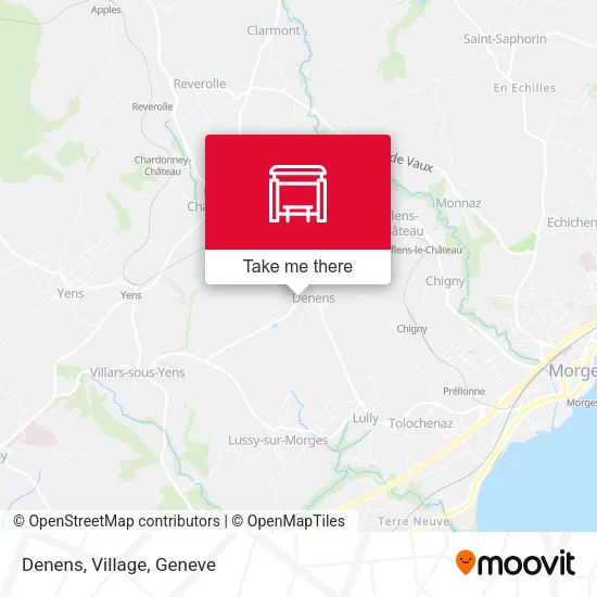 Denens, Village map