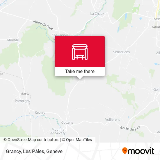 Grancy, Les Pâles map