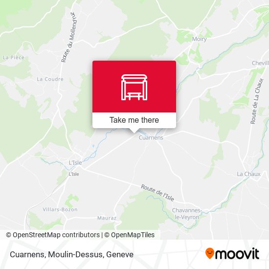 Cuarnens, Moulin-Dessus map