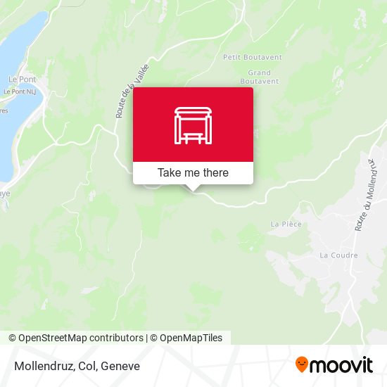 Mollendruz, Col map