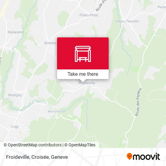 Froideville, Croisée map
