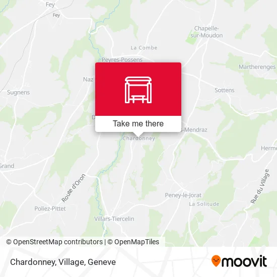 Chardonney, Village map