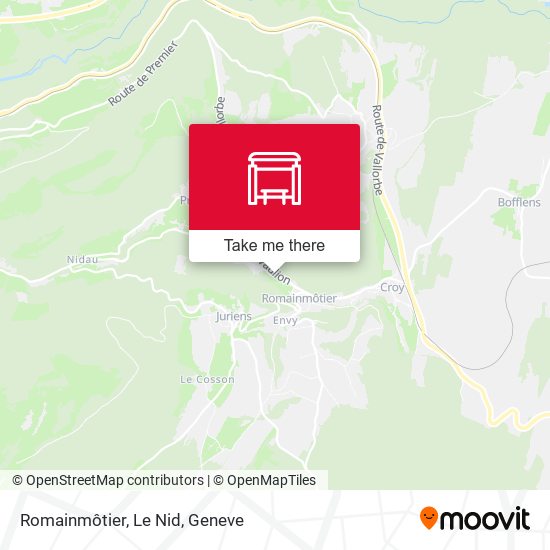 Romainmôtier, Le Nid map