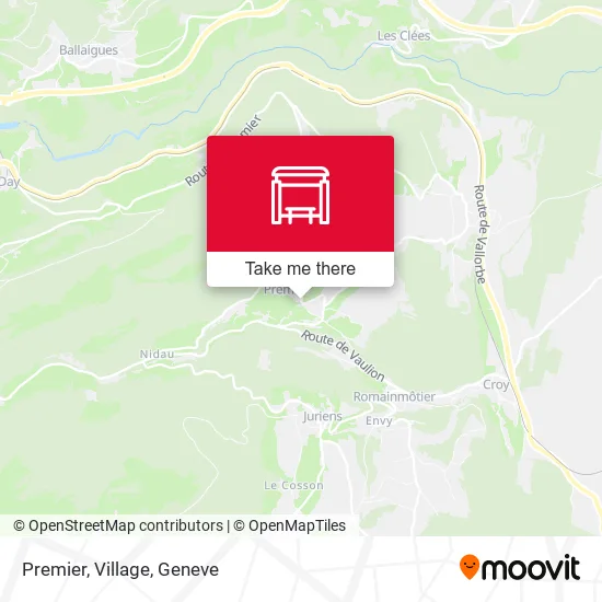 Premier, Village map