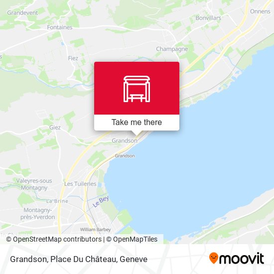 Grandson, Place Du Château map