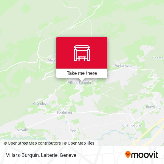 Villars-Burquin, Laiterie map