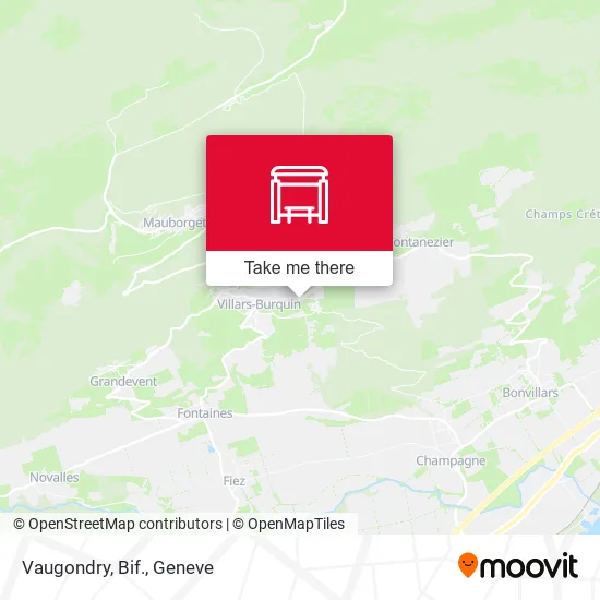 Vaugondry, Bif. map