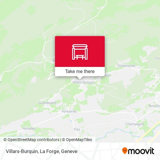 Villars-Burquin, La Forge map