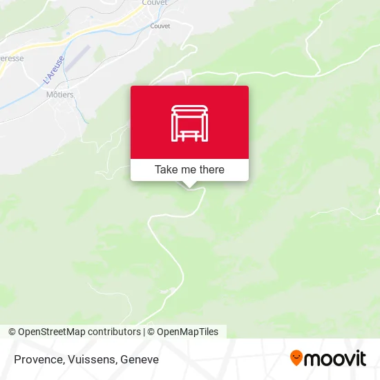 Provence, Vuissens map