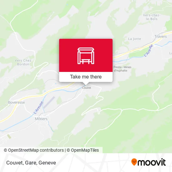 Couvet, Gare map