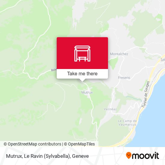 Mutrux, Le Ravin (Sylvabella) map
