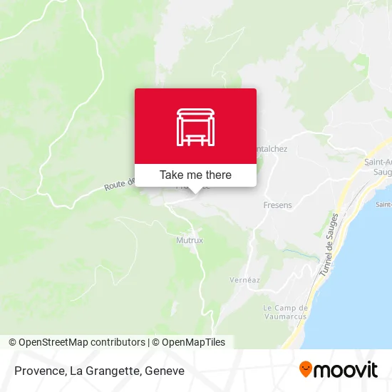 Provence, La Grangette map