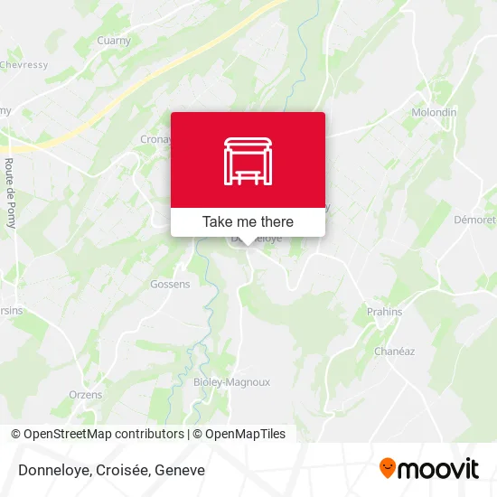 Donneloye, Croisée map