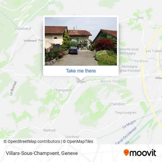 Villars-Sous-Champvent map