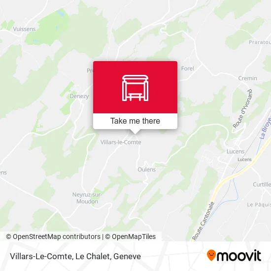 Villars-Le-Comte, Le Chalet map
