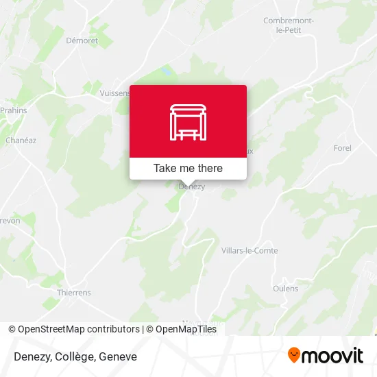Denezy, Collège map