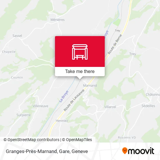 Granges-Près-Marnand, Gare map