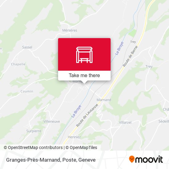 Granges-Près-Marnand, Poste map