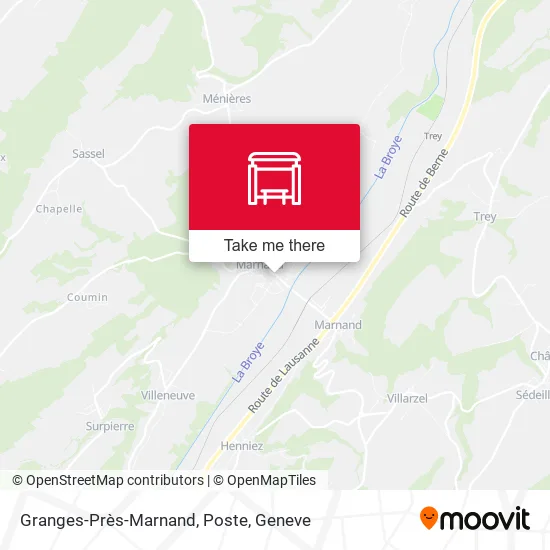 Granges-Près-Marnand, Poste map