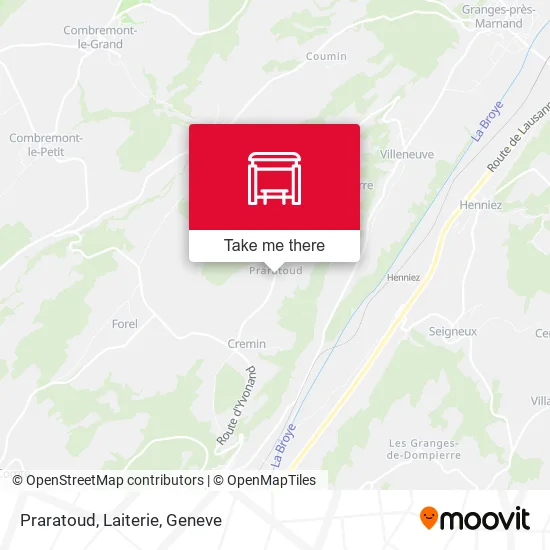 Praratoud, Laiterie map