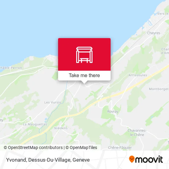 Yvonand, Dessus-Du-Village map