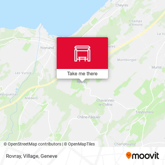 Rovray, Village map