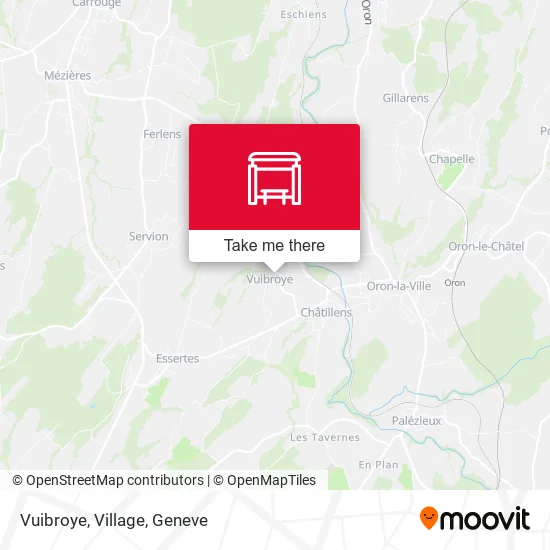 Vuibroye, Village map