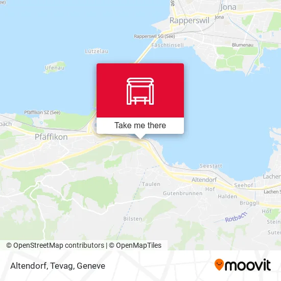 Altendorf, Tevag map