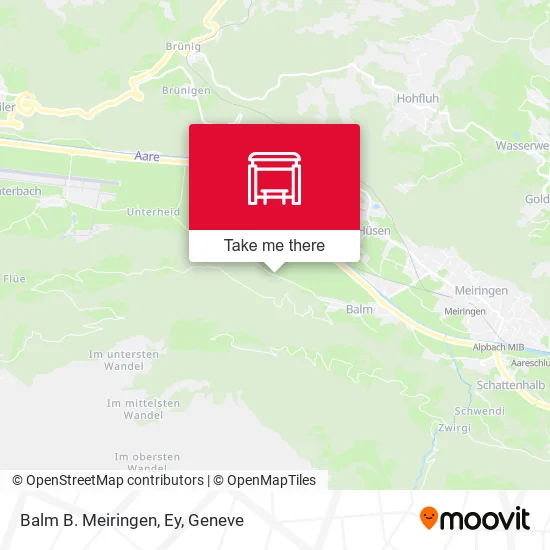 Balm B. Meiringen, Ey map