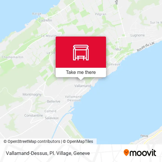 Vallamand-Dessus, Pl. Village map