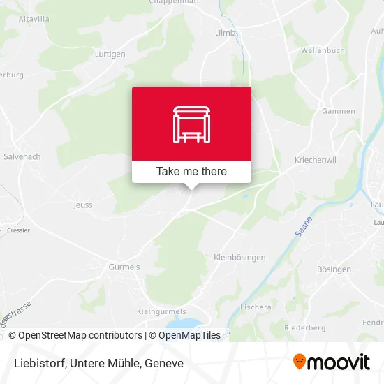 Liebistorf, Untere Mühle map