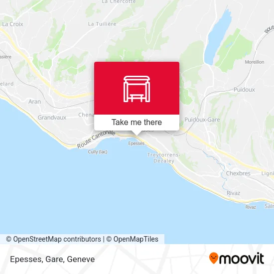 Epesses, Gare map