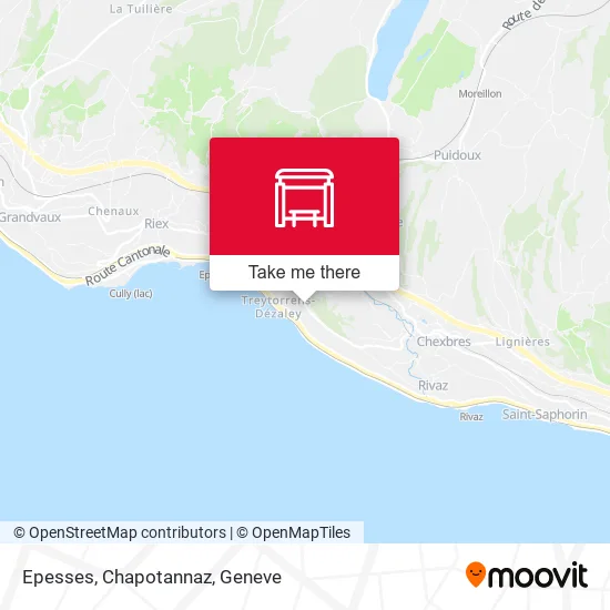 Epesses, Chapotannaz map