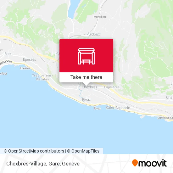 Chexbres-Village, Gare map